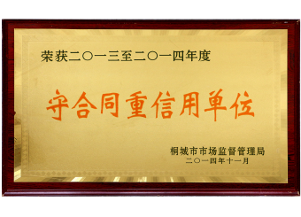 守合同重信用單位